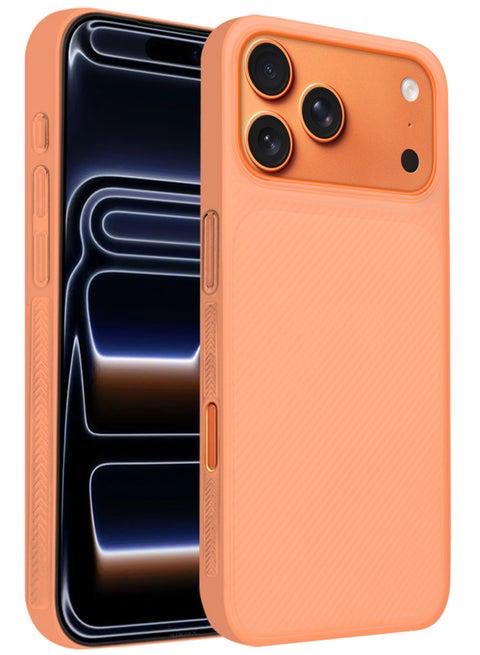 Air Skin Slim Case for iPhone 17 Pro Max - Lightweight Matte Finish Cover with Scratch and Drop Protection - Cosmic Orange _Black_white_Blue